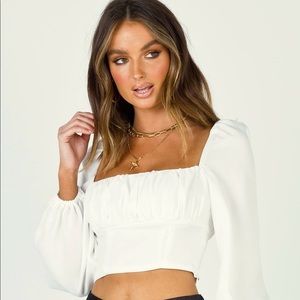 NWT PRINCESS POLLY ARIAH LONG SLEEVE TOP